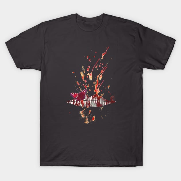 Bloody Lips T-Shirt by Sybille